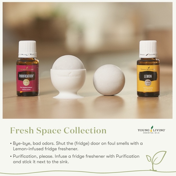 Young Living Fresh Space Collection Essential Oil Fridge Kit - Picture 4 of 4